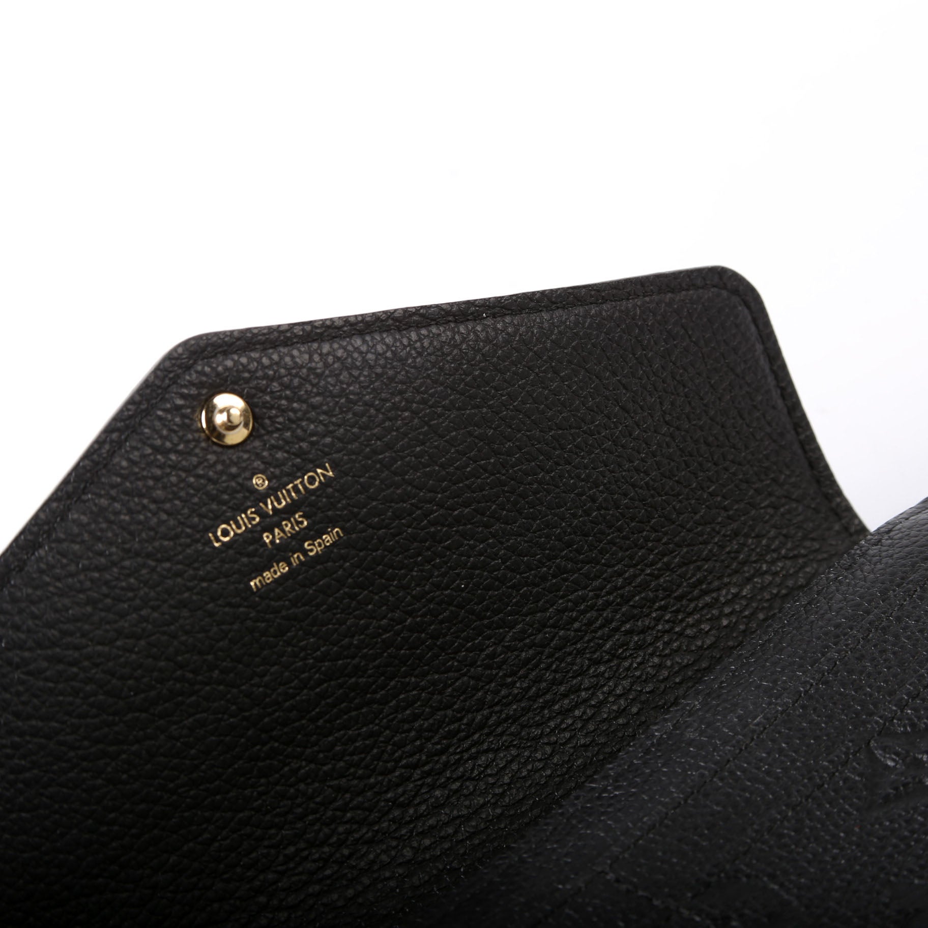 Louis Vuitton Sarah Wallet Empreinte Black