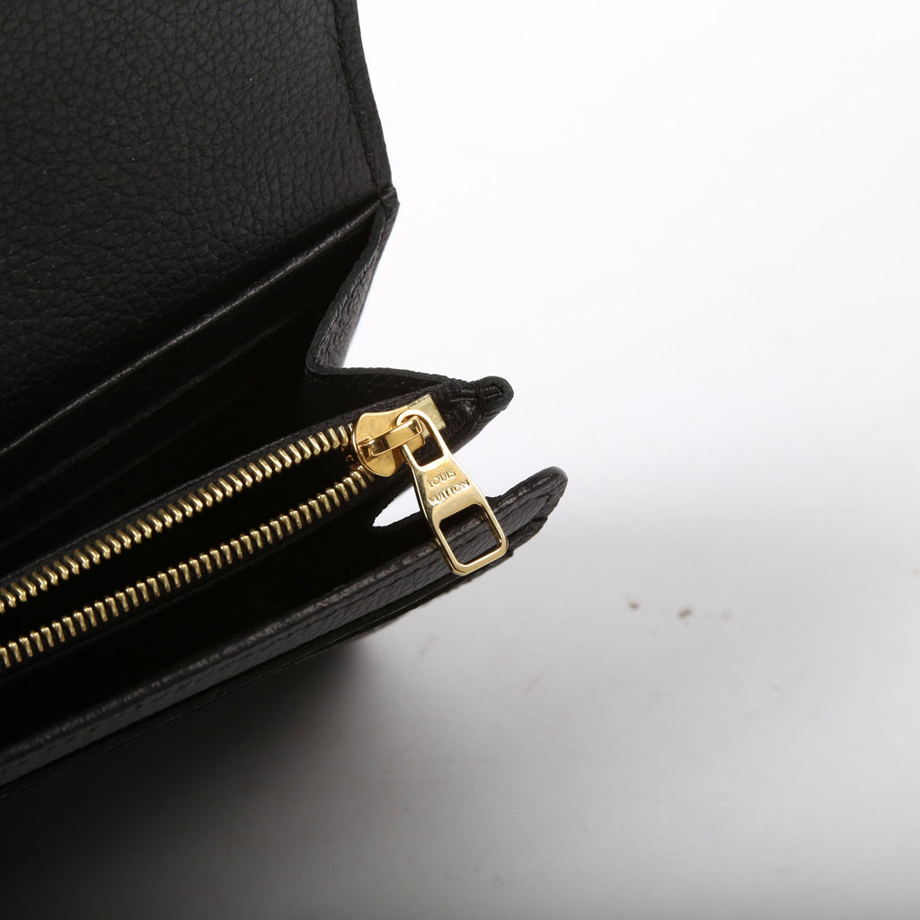 Louis Vuitton Sarah Wallet Empreinte Black