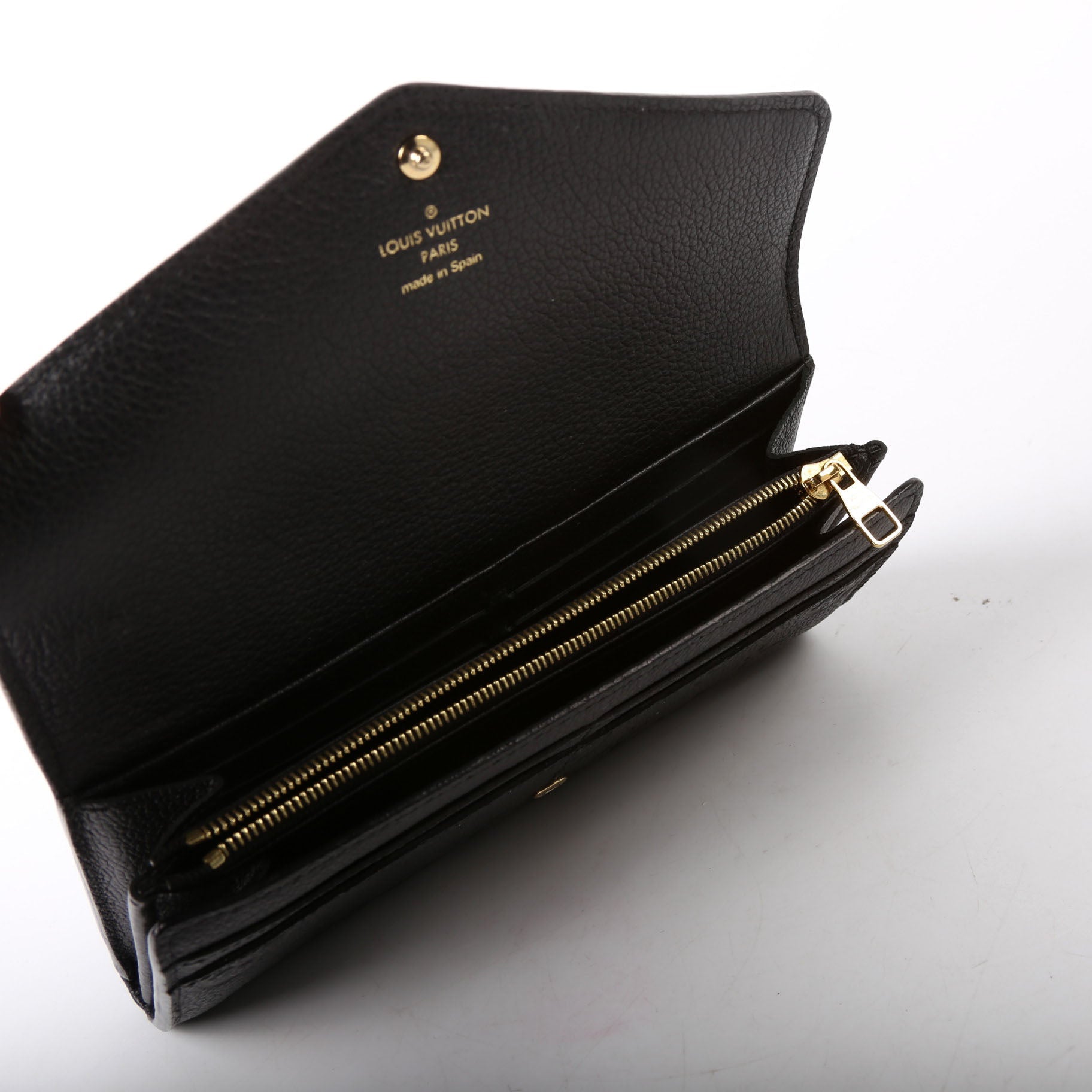 Louis Vuitton Sarah Wallet Empreinte Black