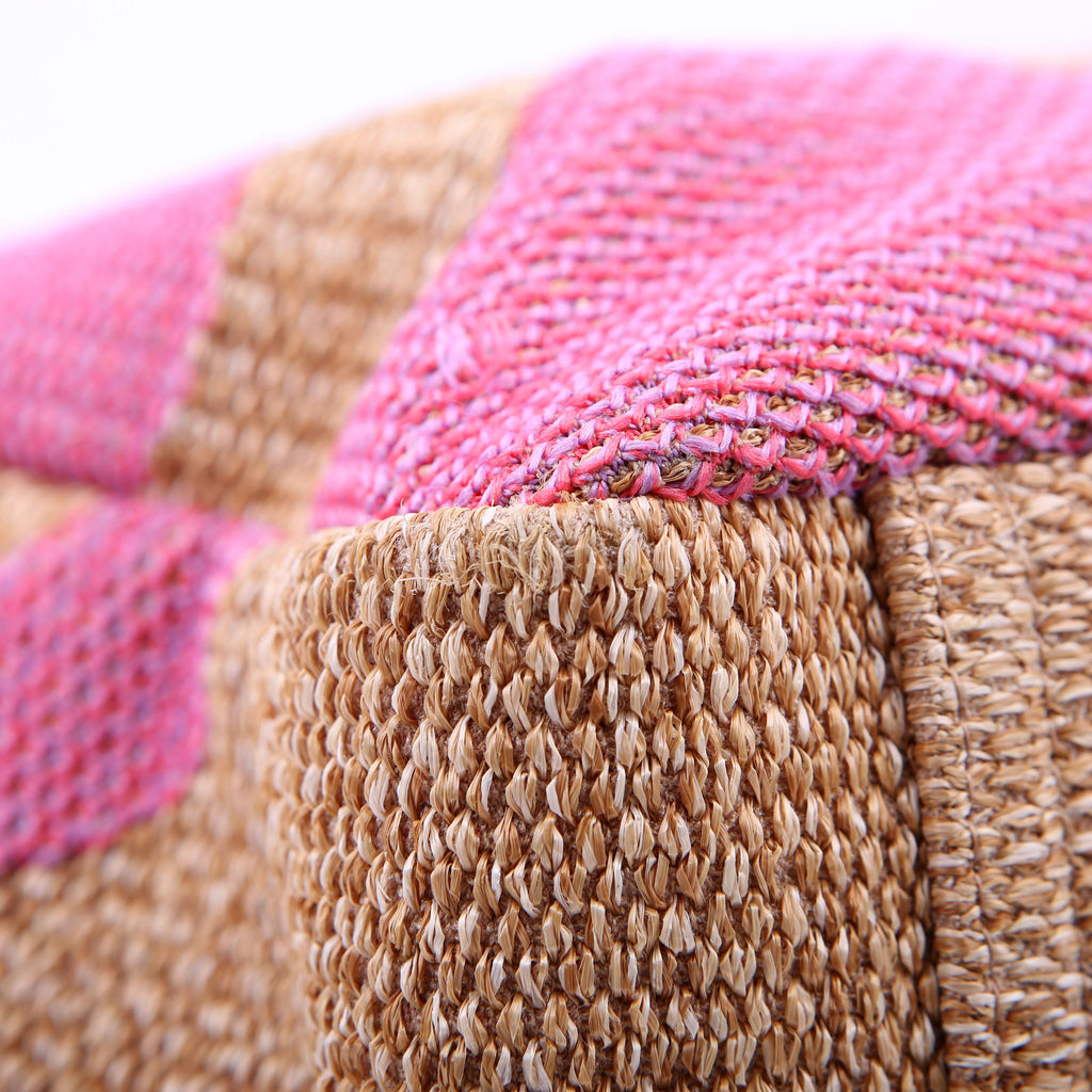 Chanel Shopping Bag Large Mixed Fibers Pink