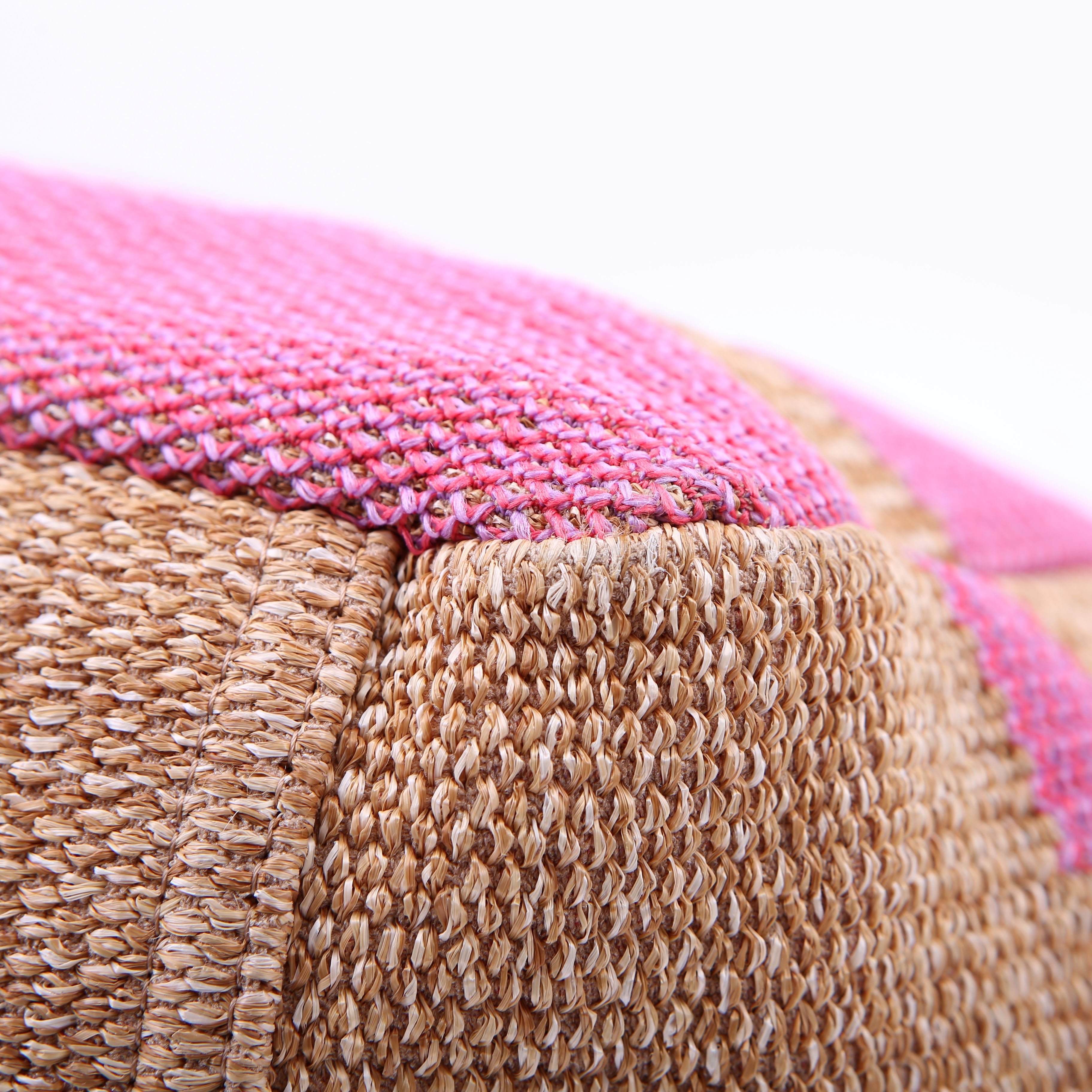 Chanel Shopping Bag Large Mixed Fibers Pink