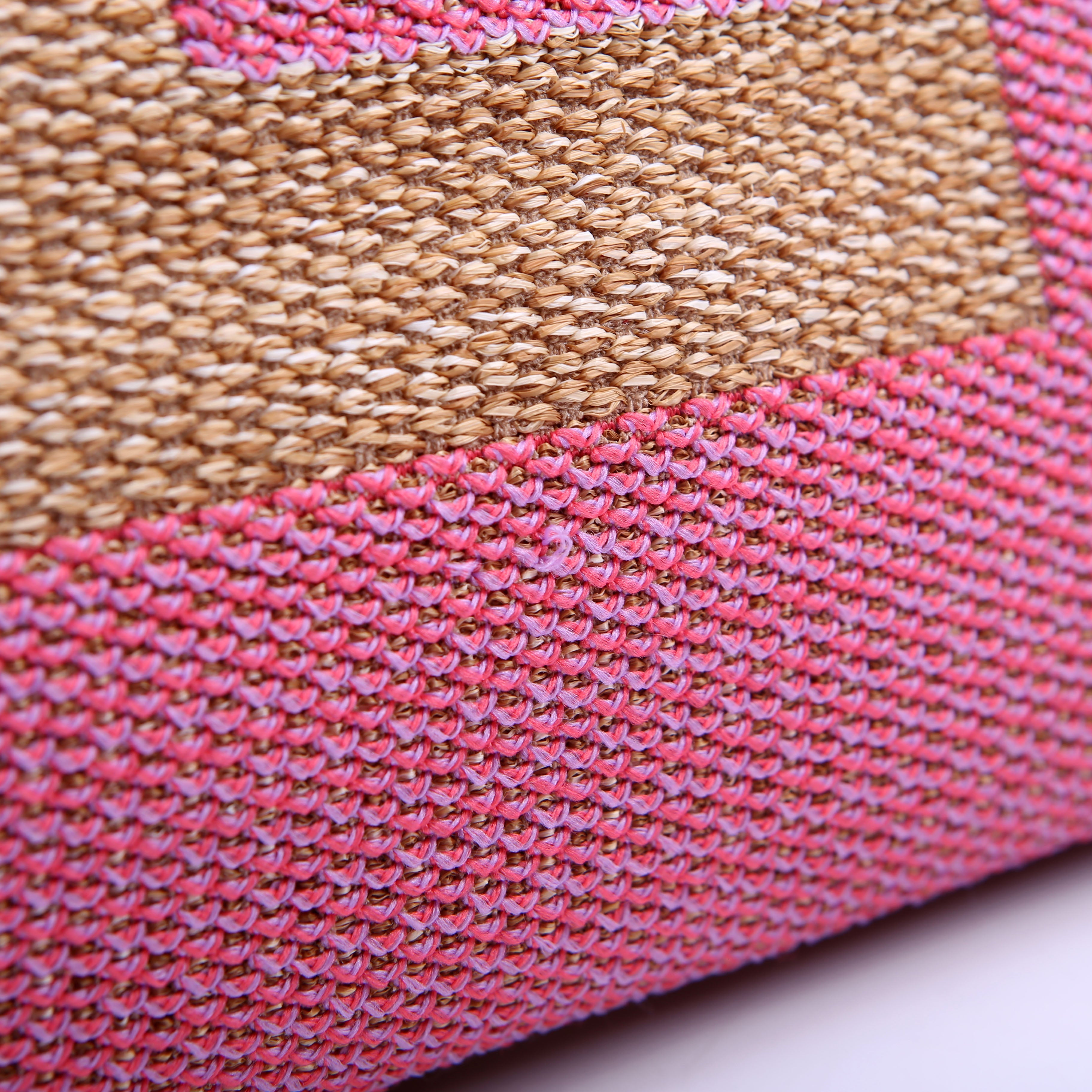 Chanel Shopping Bag Large Mixed Fibers Pink