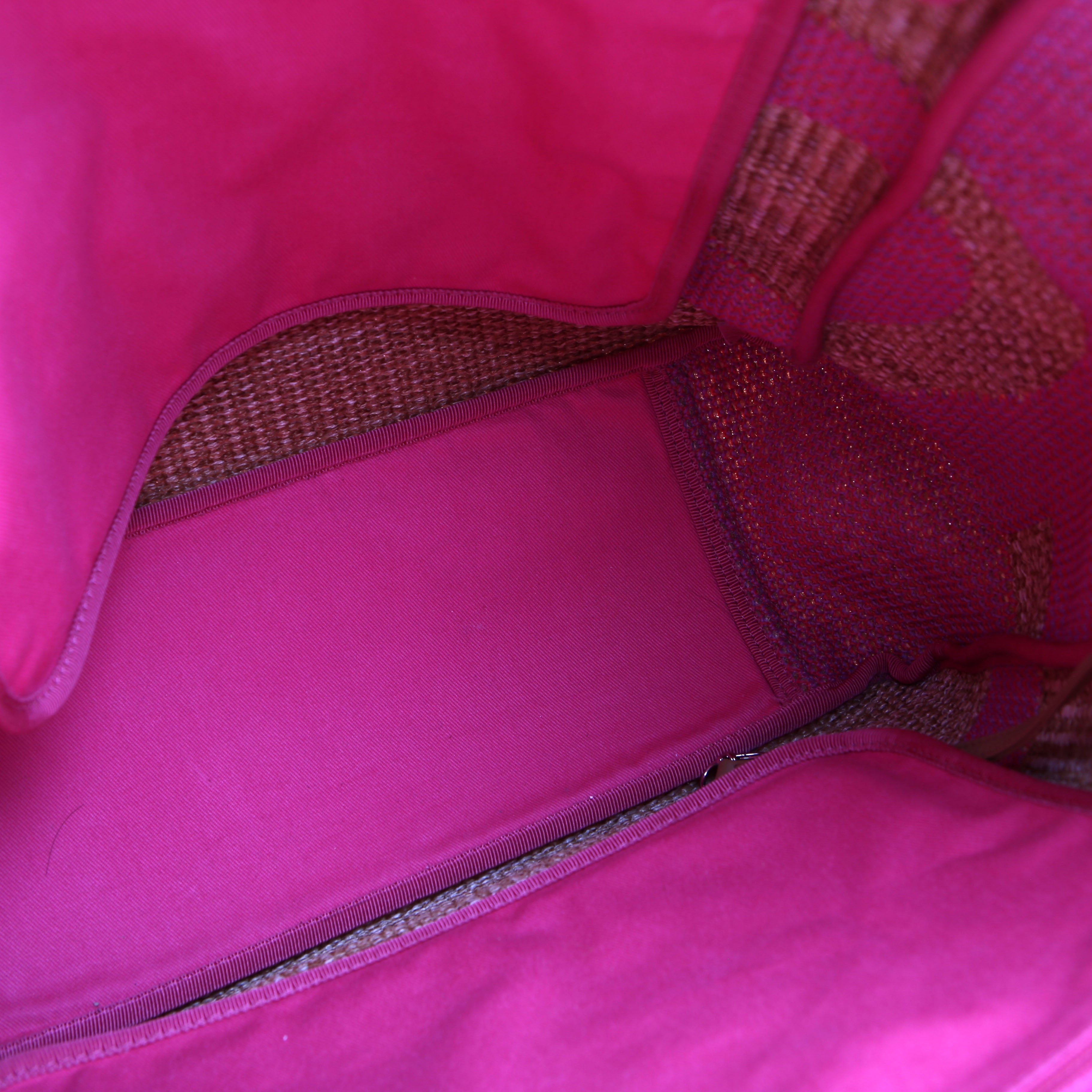 Chanel Shopping Bag Large Mixed Fibers Pink