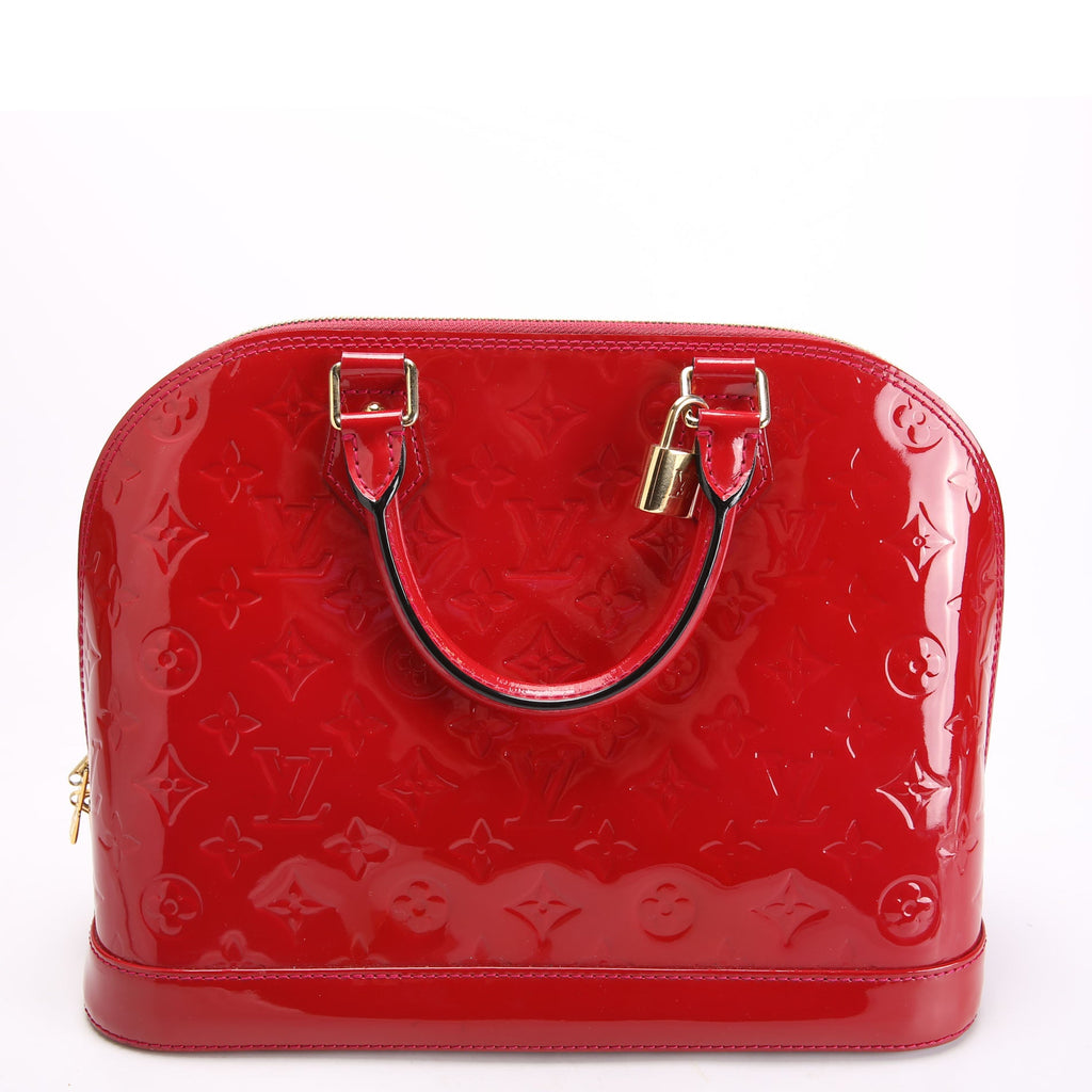 Louis Vuitton Alma PM Vernis Red