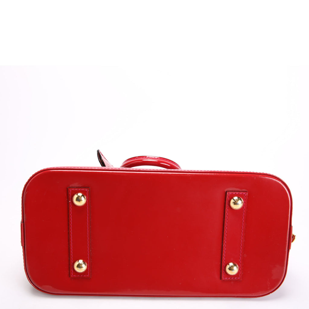 Louis Vuitton Alma PM Vernis Red
