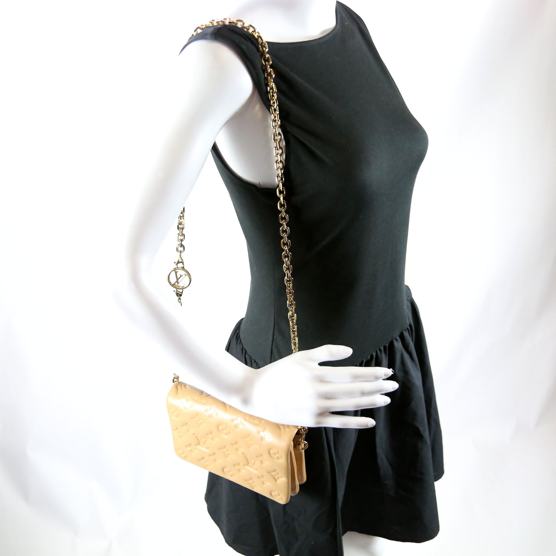 Louis Vuitton Pochette Coussin Tan
