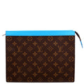 Louis Vuitton Pochette Voyage MM Macassar Monogram Blue