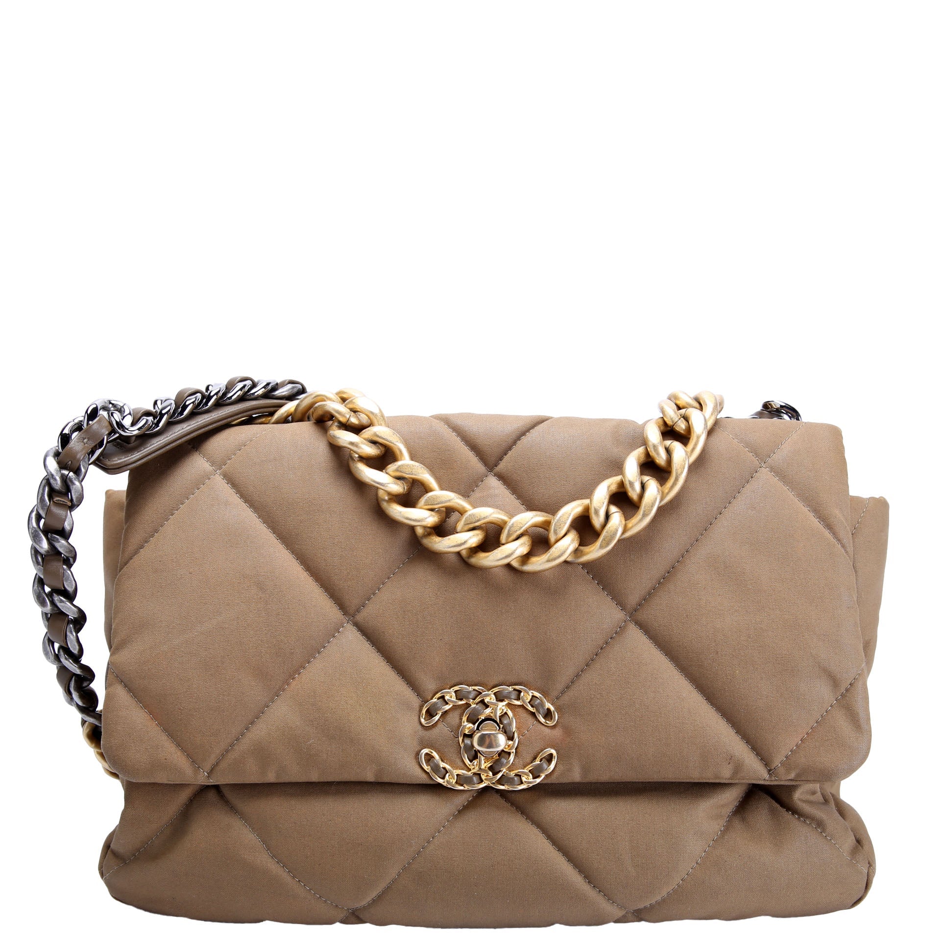 Chanel Quilted Canvas 19 Large 29M