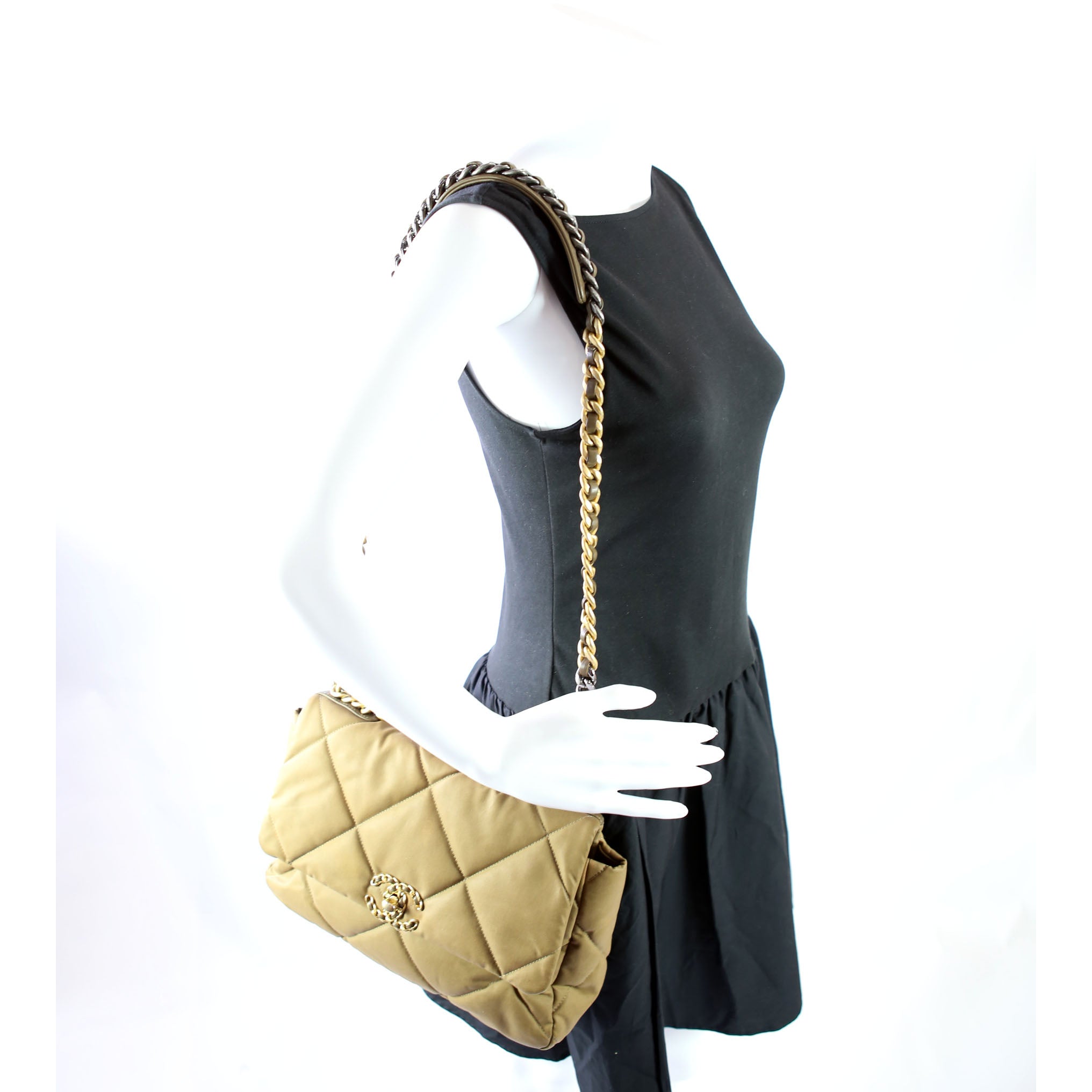 Chanel Quilted Canvas 19 Large 29M