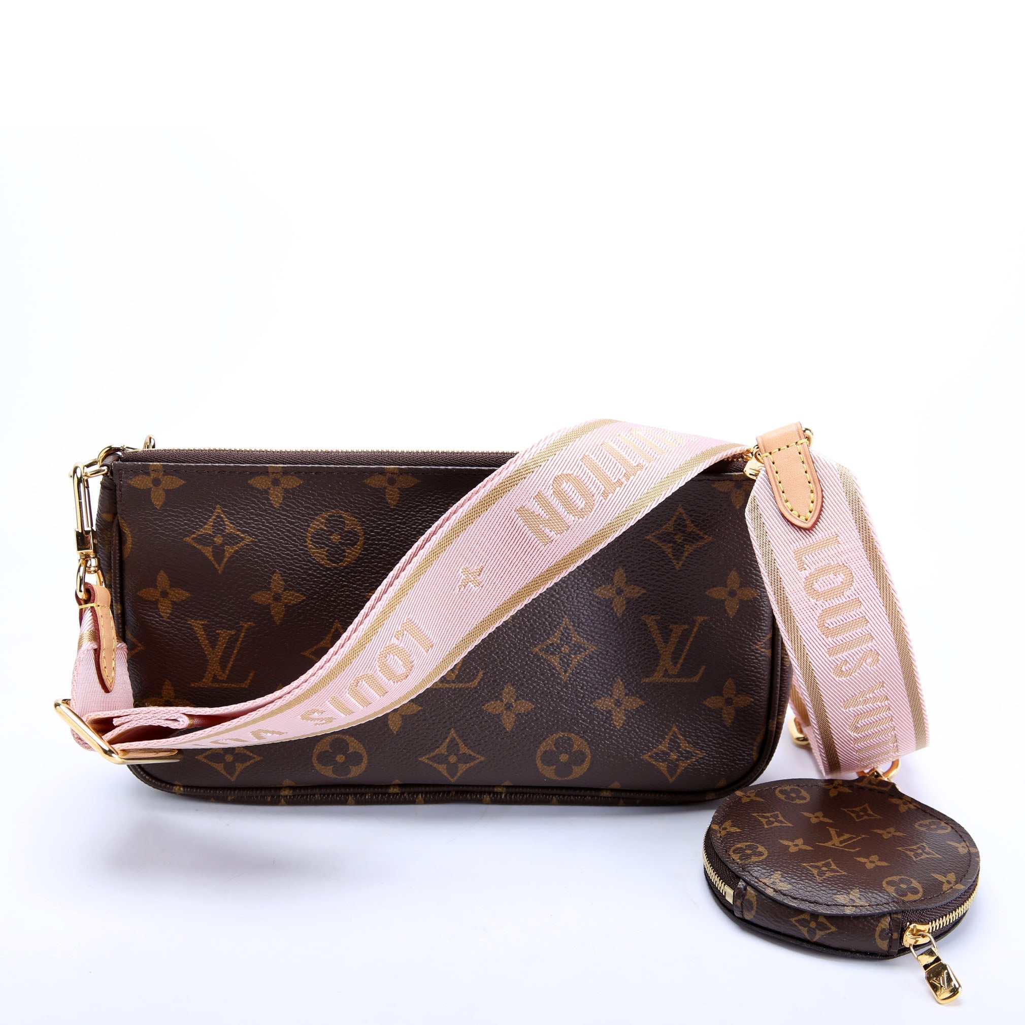 Louis Vuitton Multi Pochette Monogram Pink