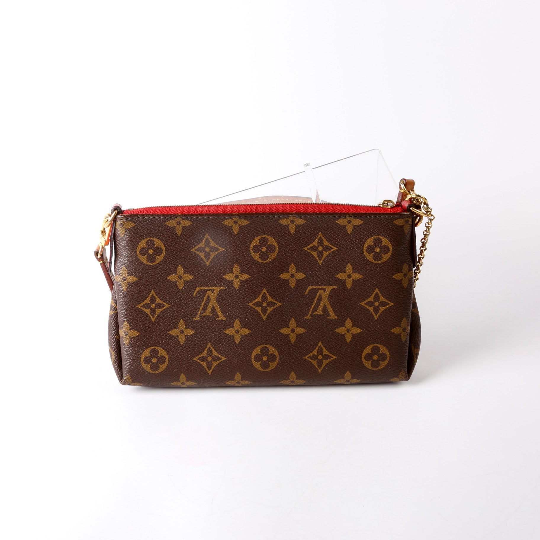 Louis Vuitton Pallas Clutch Monogram Red