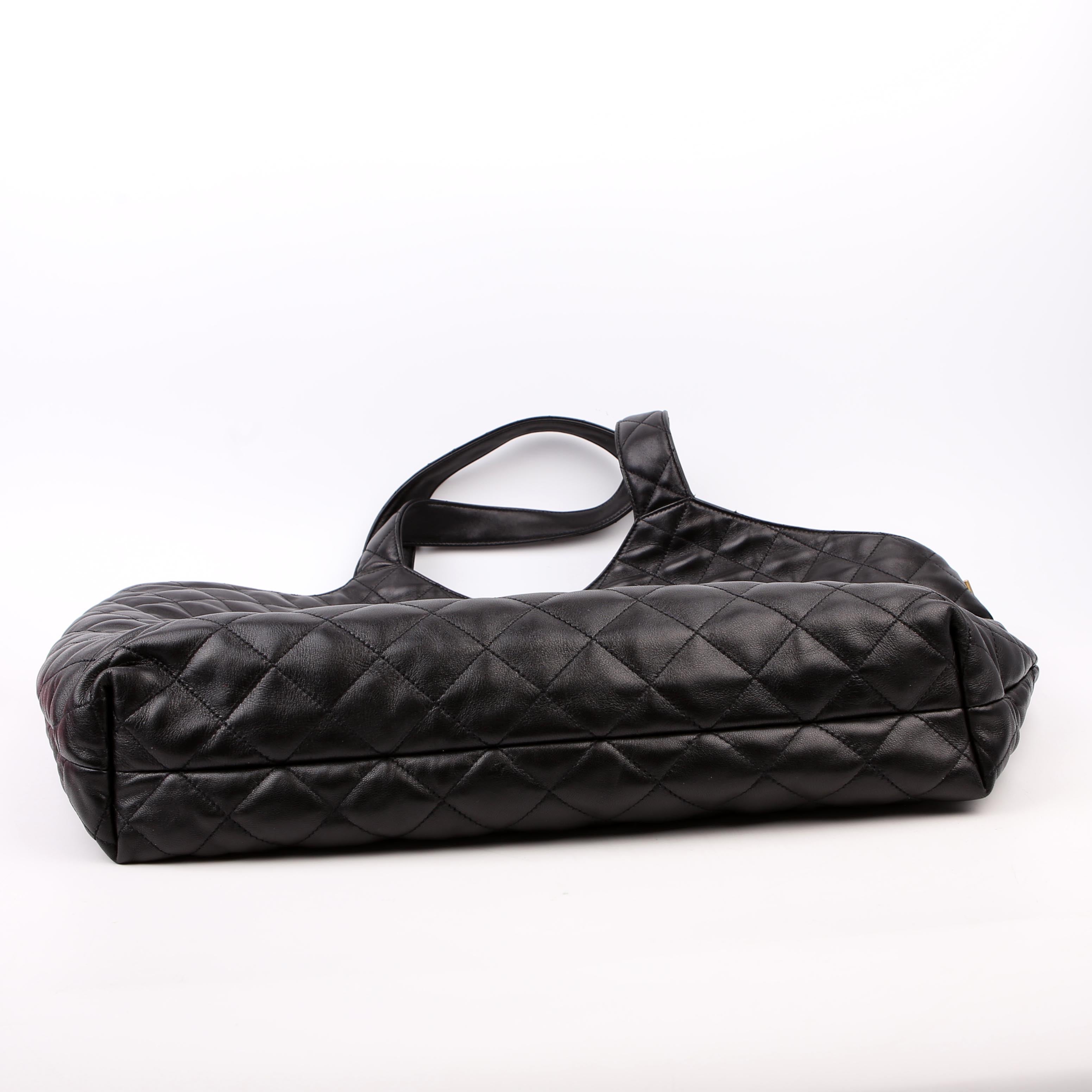 Saint Laurent Maxi Icare Shopping Black