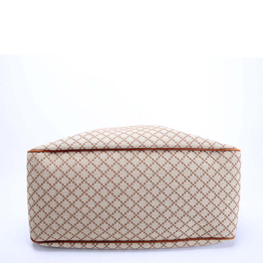 Gucci 282344 Diamante Canvas Hobo