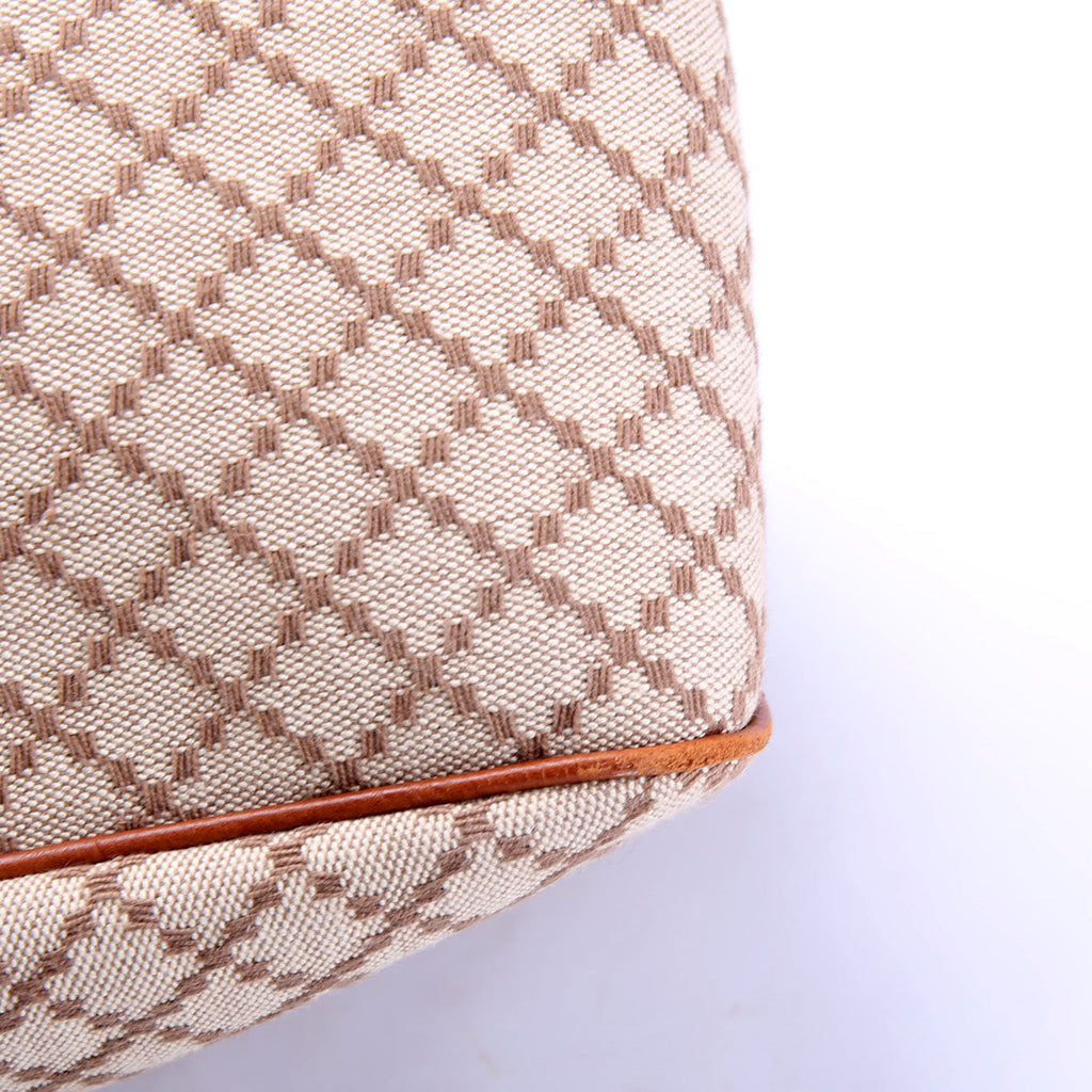 Gucci 282344 Diamante Canvas Hobo