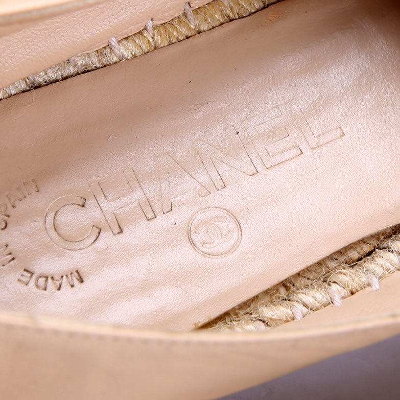 Chanel CC Espadrilles Size 39