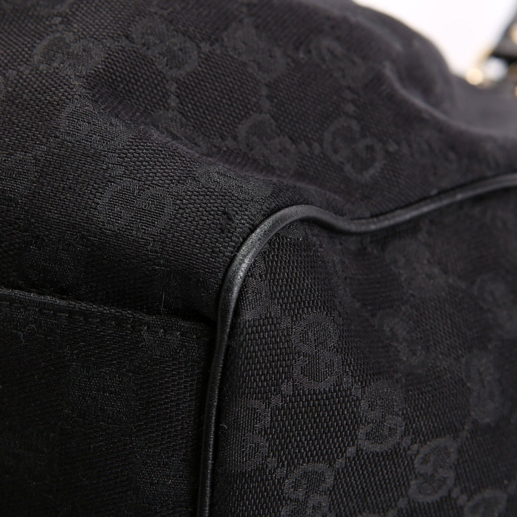 Gucci 211943 Sukey GG Canvas Large Black