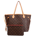 Louis Vuitton Neverfull With Wallet MM Monogram Red