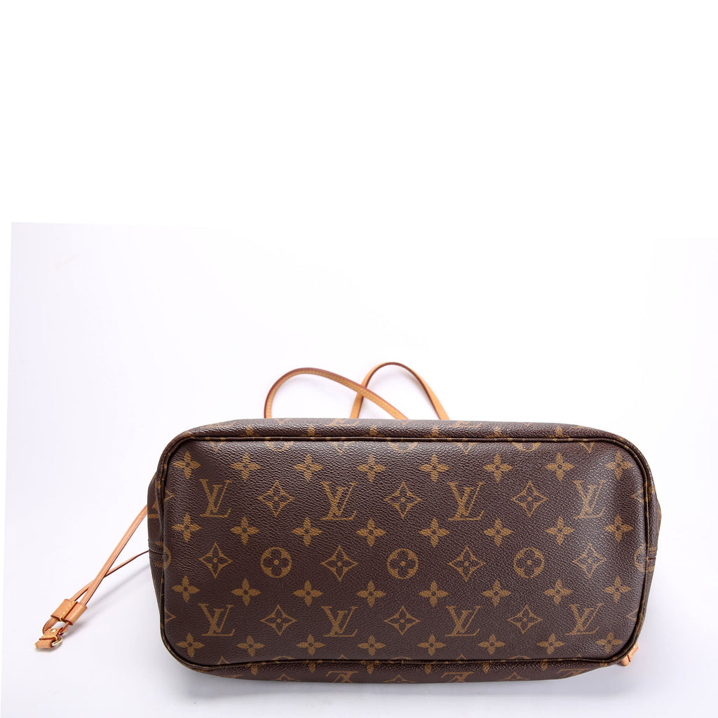 Louis Vuitton Neverfull With Wallet MM Monogram Red