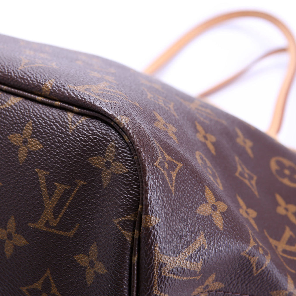 Louis Vuitton Neverfull With Wallet MM Monogram Red