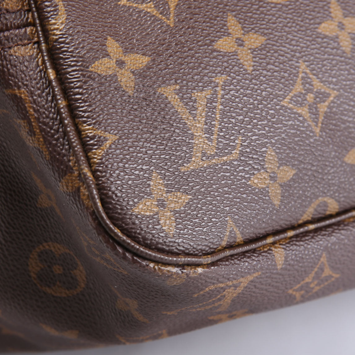 Louis Vuitton Neverfull With Wallet MM Monogram Red