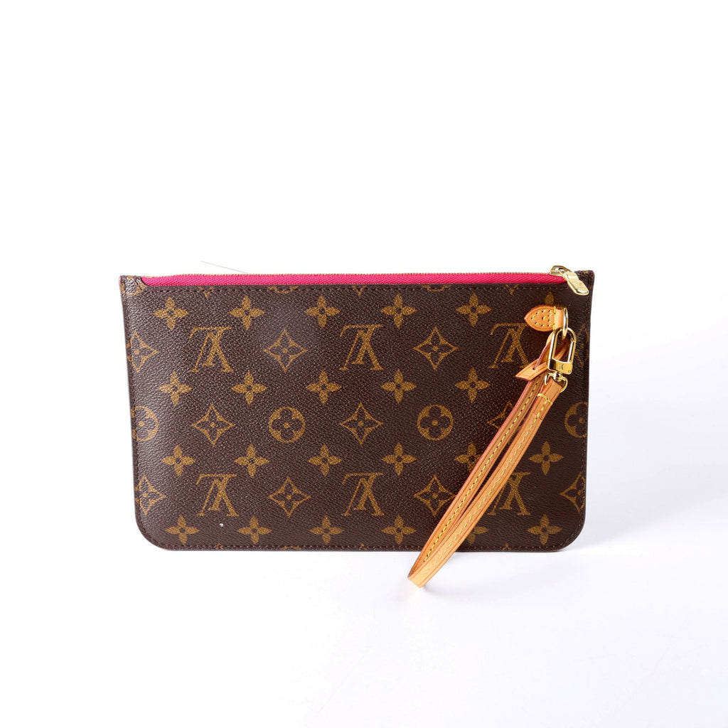 Louis Vuitton Pochette Only Monogram Neverfull Berry