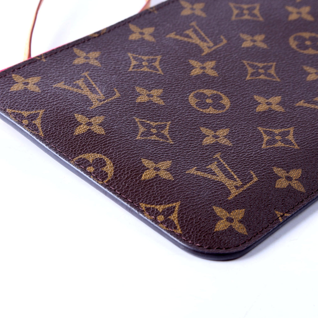 Louis Vuitton Pochette Only Monogram Neverfull Berry
