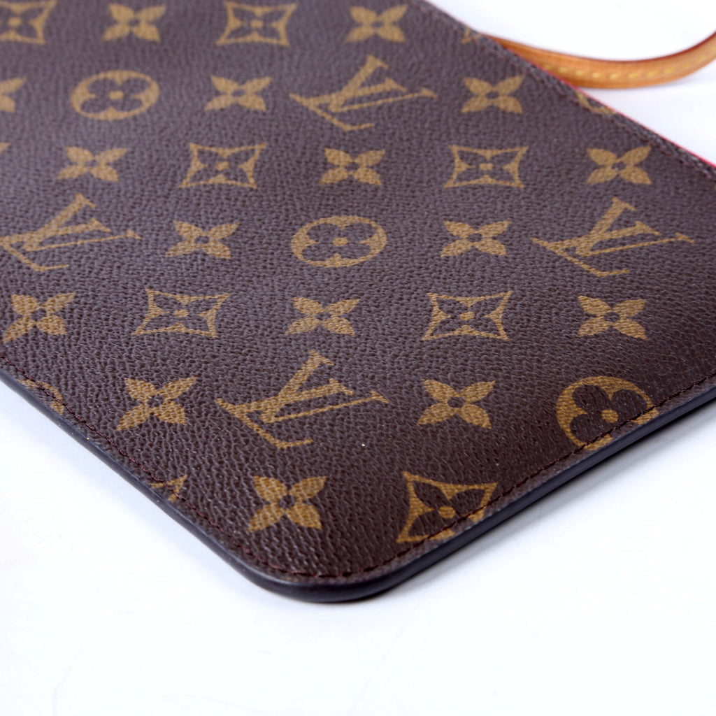Louis Vuitton Pochette Only Monogram Neverfull Berry