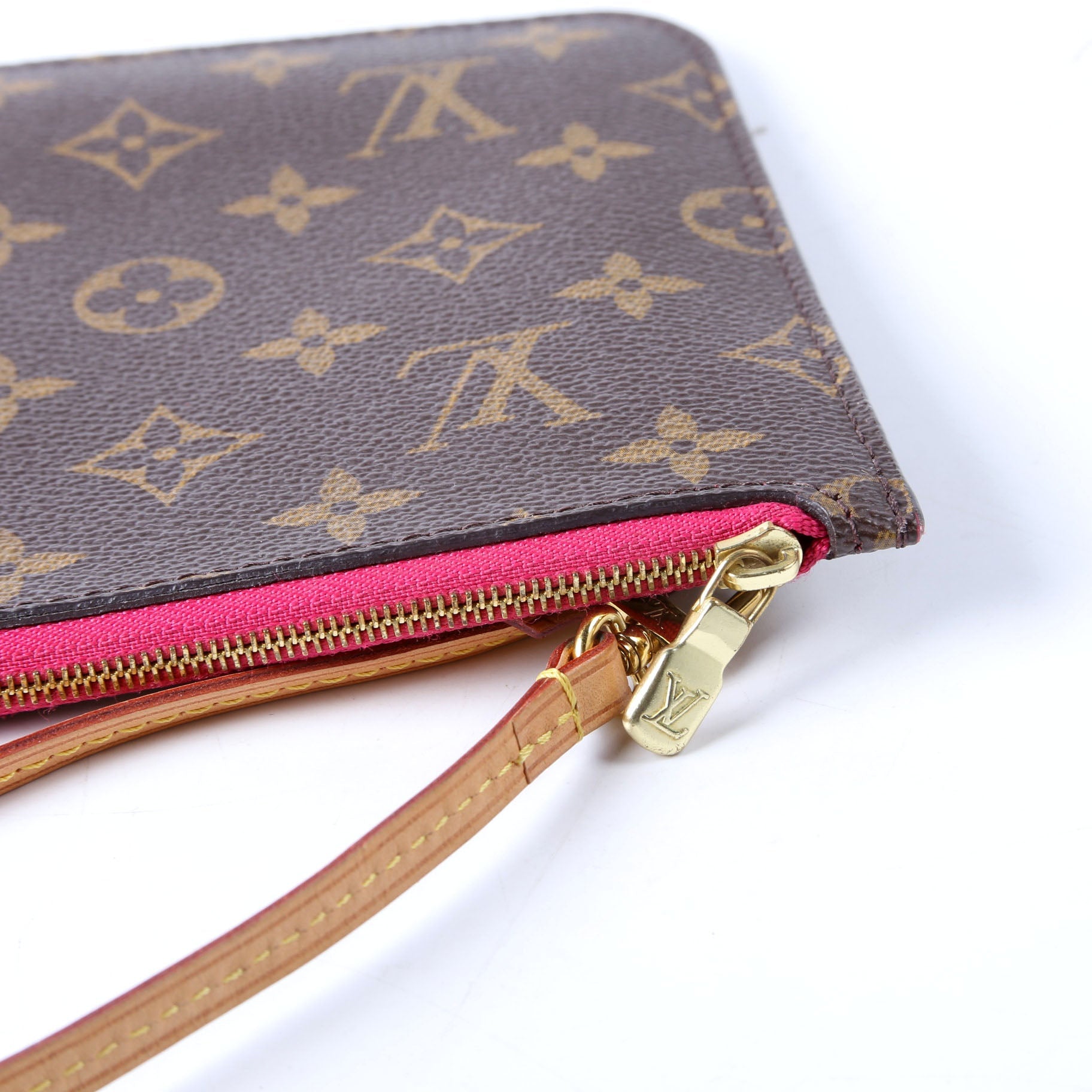 Louis Vuitton Pochette Only Monogram Neverfull Berry
