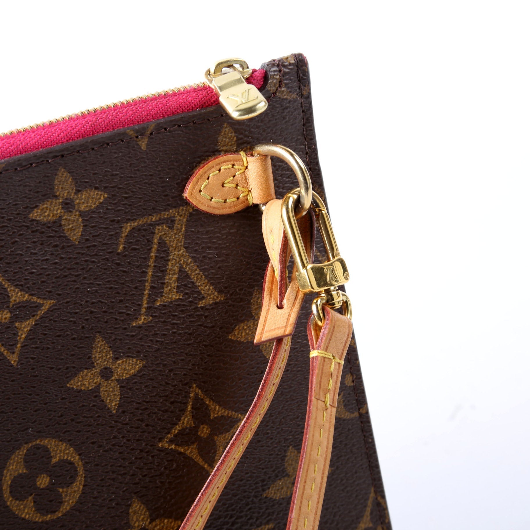 Louis Vuitton Pochette Only Monogram Neverfull Berry