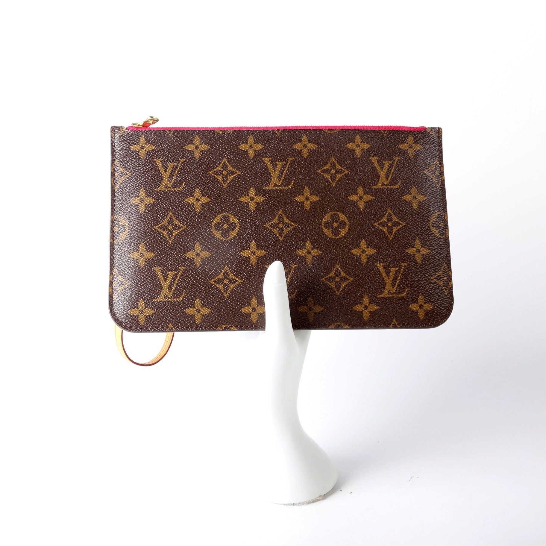 Louis Vuitton Pochette Only Monogram Neverfull Berry