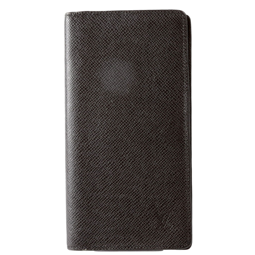 Louis Vuitton Porte Valeurs Taiga Black