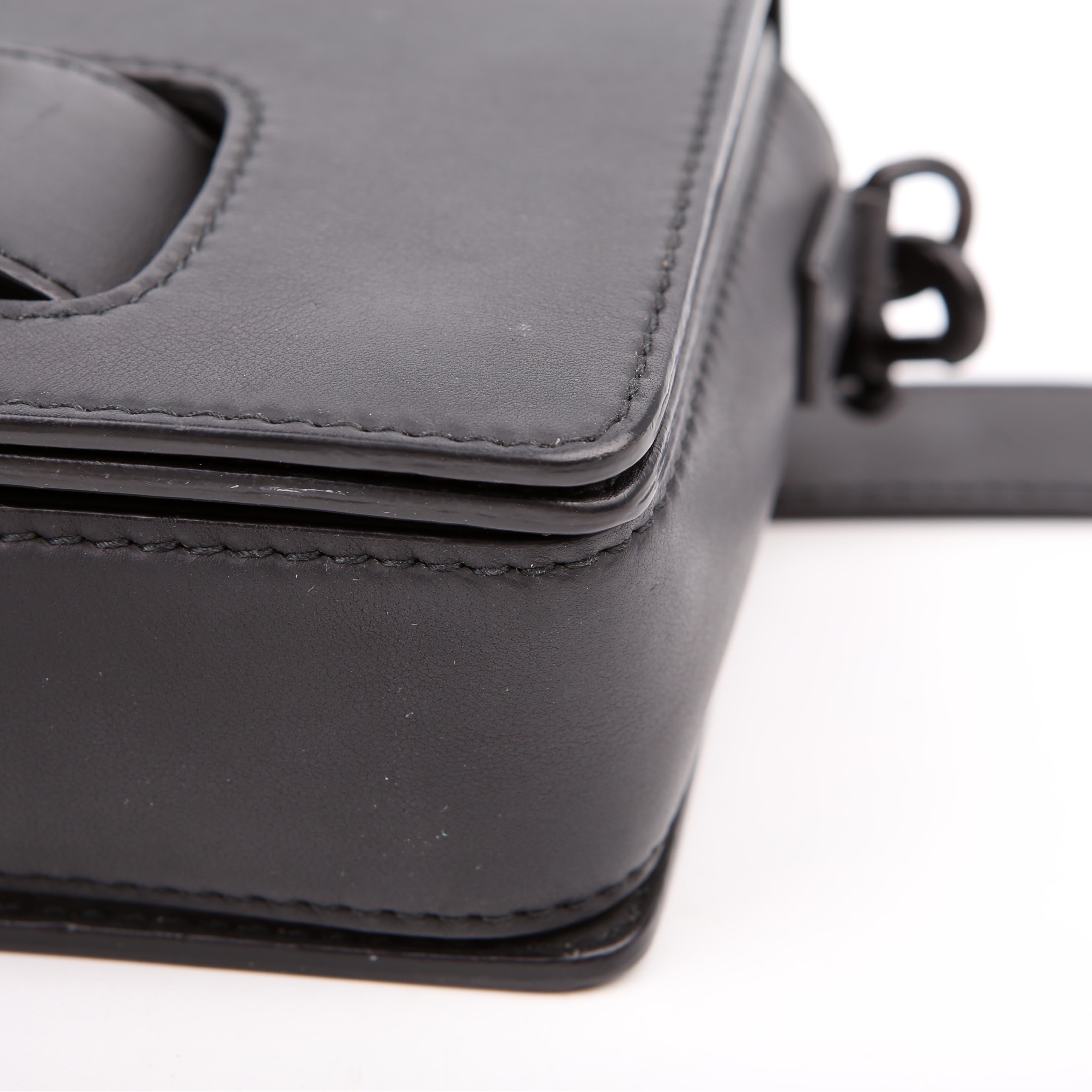 Christian Dior Dio(r)Evolution Flap Bag Ultra Matte Black