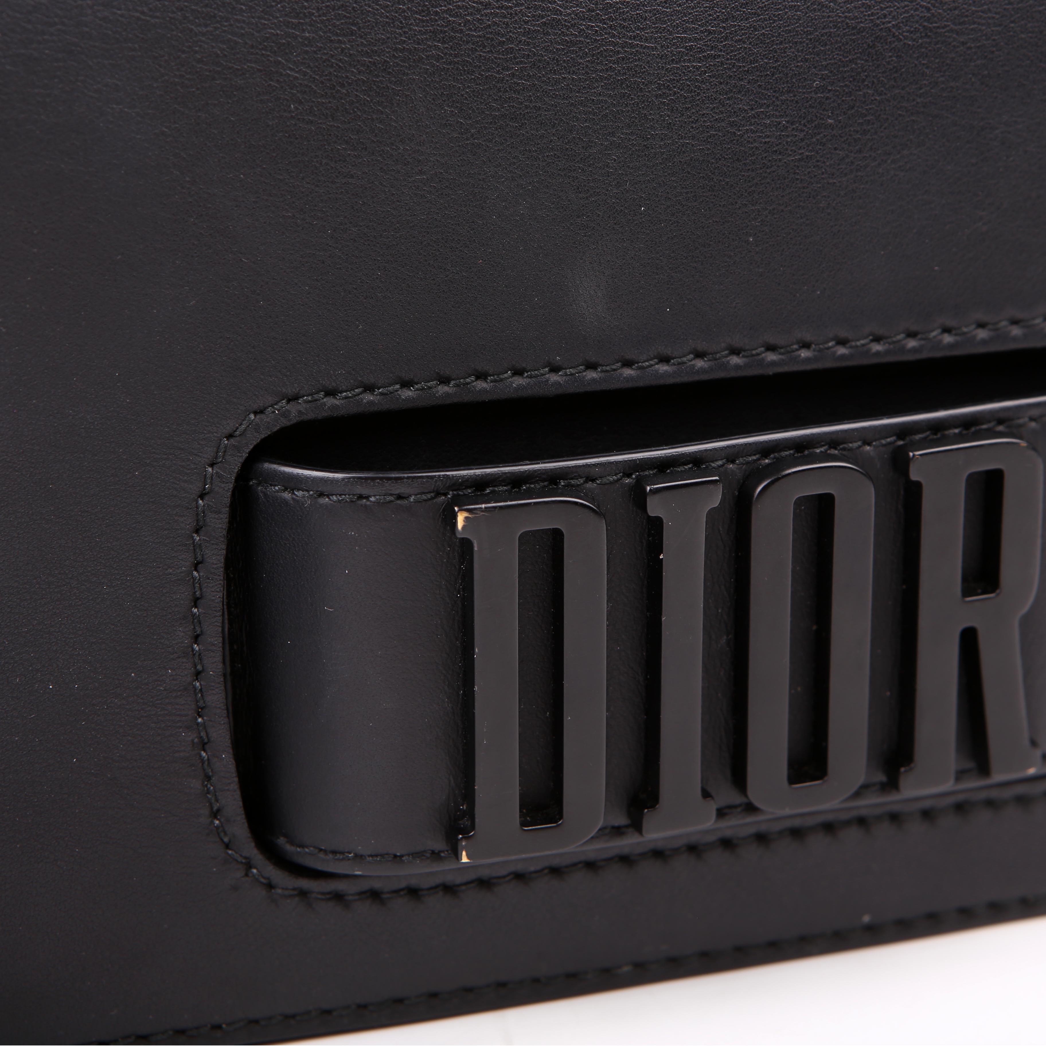 Christian Dior Dio(r)Evolution Flap Bag Ultra Matte Black