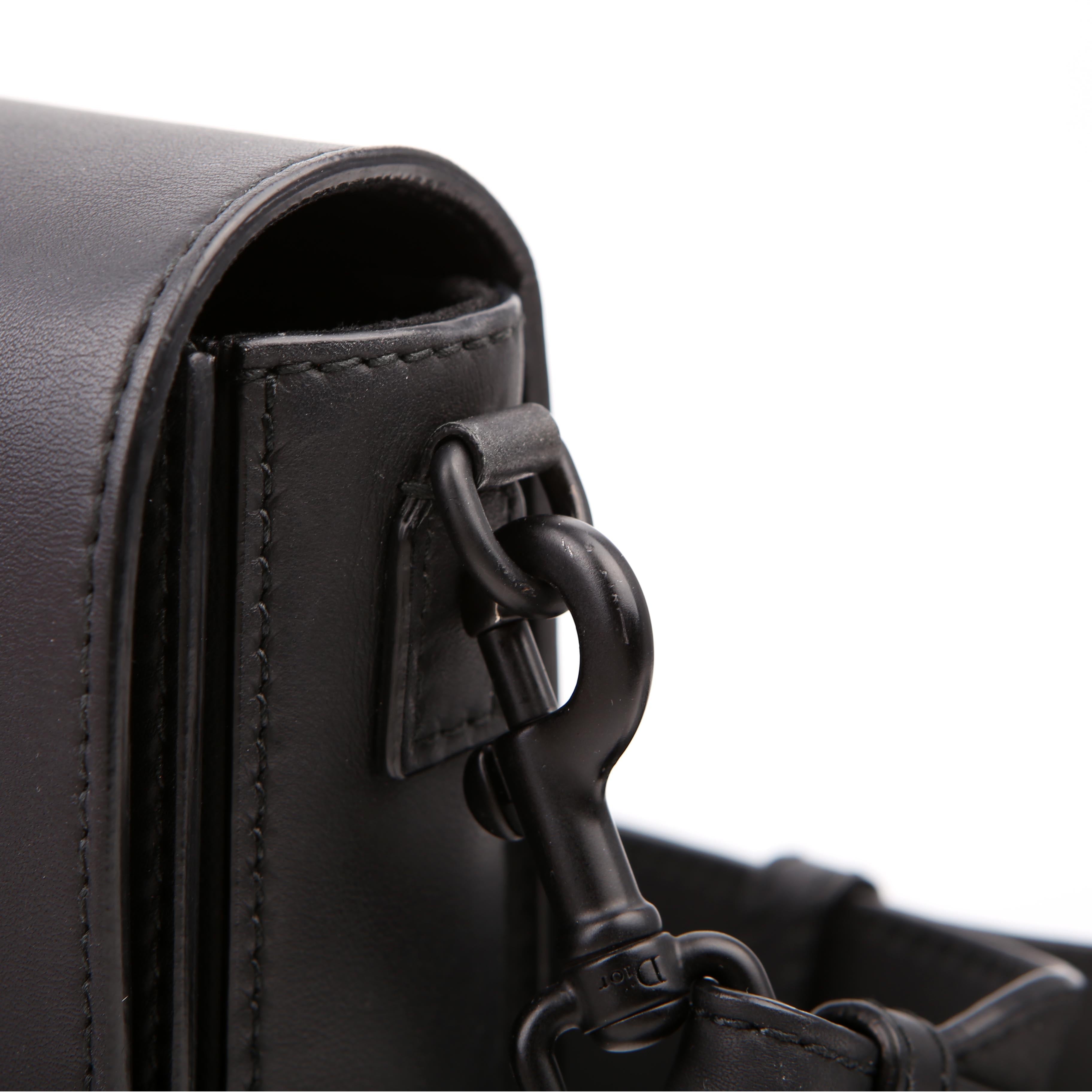 Christian Dior Dio(r)Evolution Flap Bag Ultra Matte Black