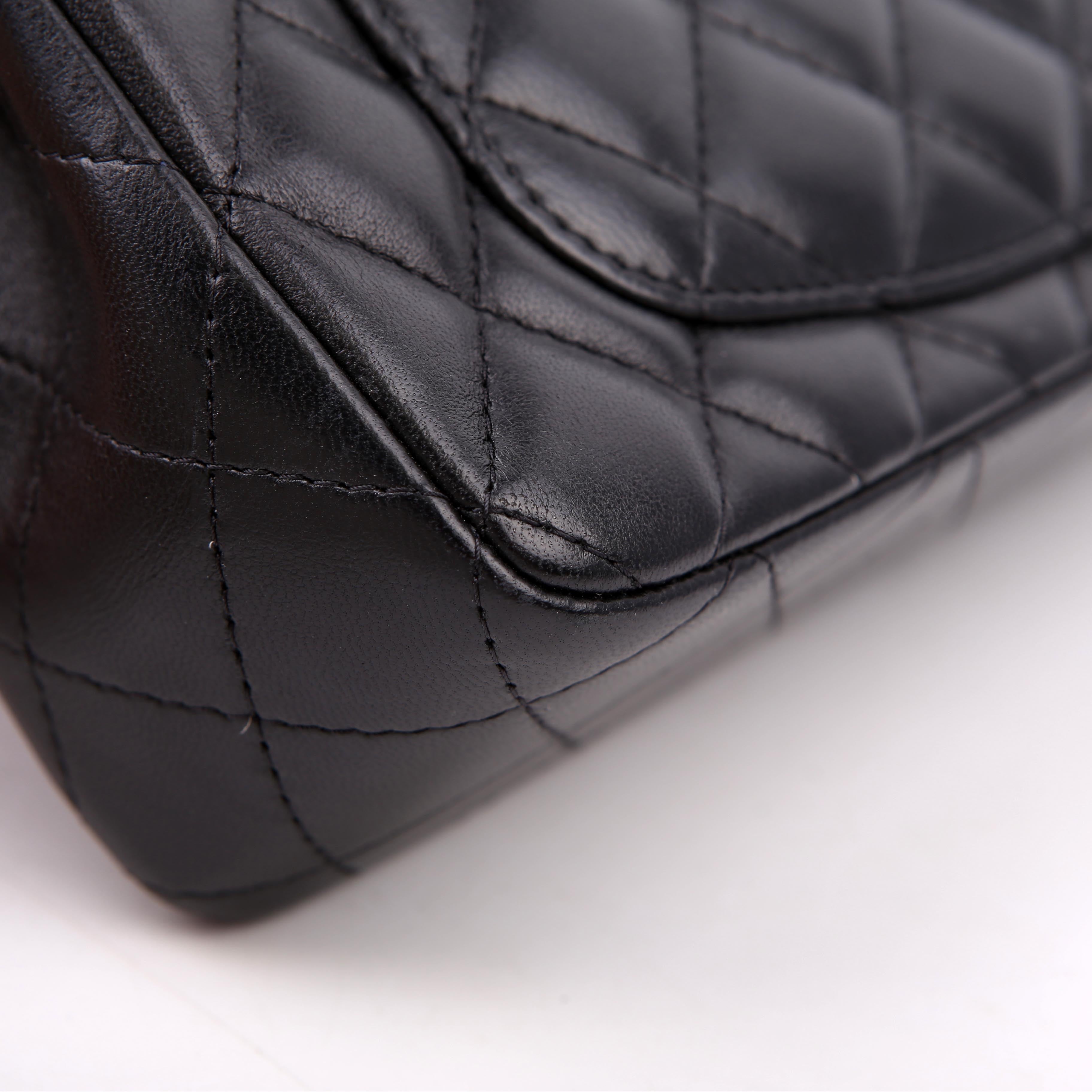 Chanel Classic Flap Mini Rectangle Lambskin RFID Black