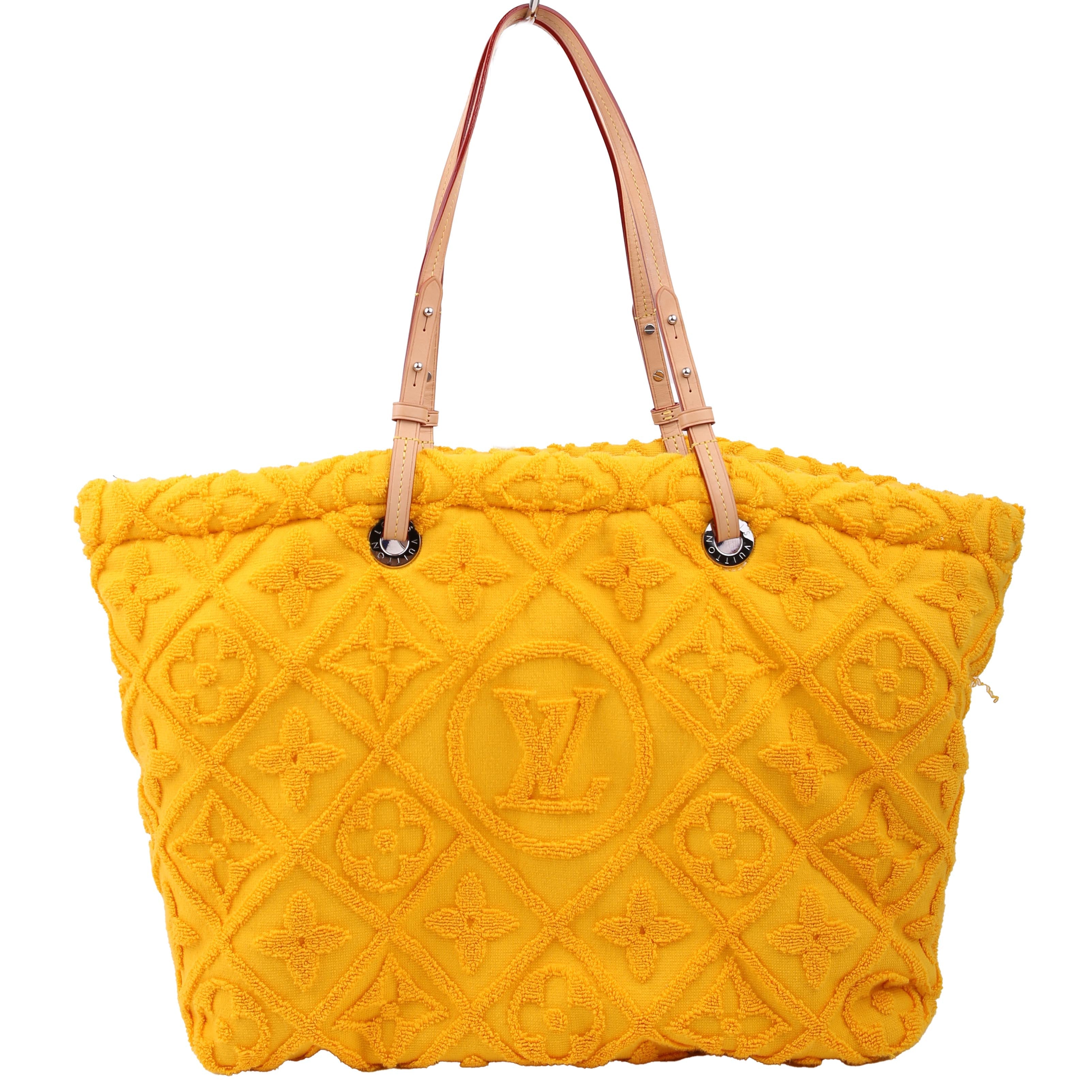 Louis Vuitton LVacation Tote Terry Cloth Monogram Yellow