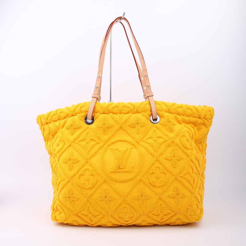Louis Vuitton LVacation Tote Terry Cloth Monogram Yellow