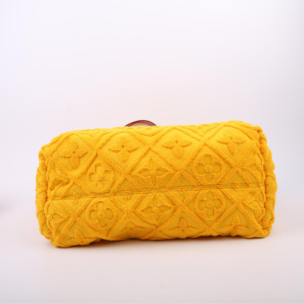 Louis Vuitton LVacation Tote Terry Cloth Monogram Yellow
