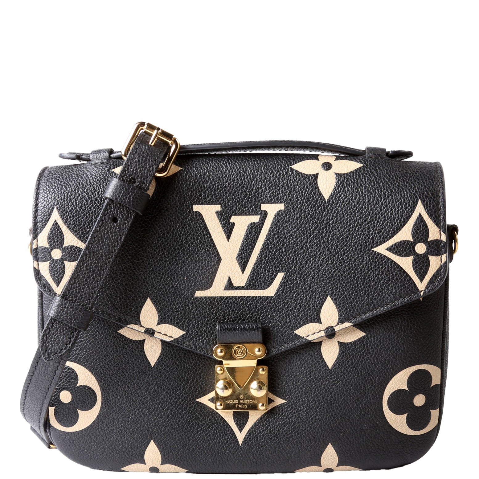 Louis Vuitton Pochette Metis Empreinte Bicolor Black/Beige