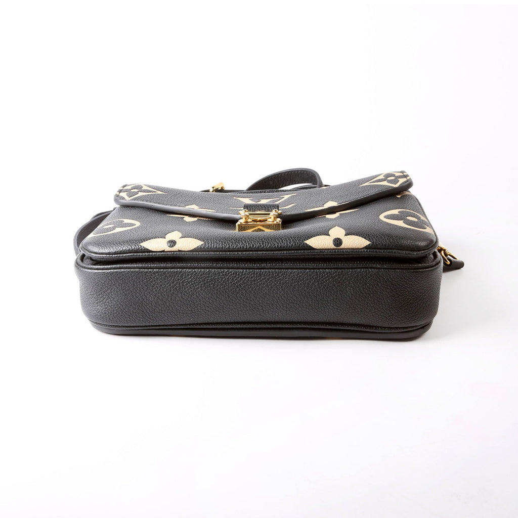 Louis Vuitton Pochette Metis Empreinte Bicolor Black/Beige