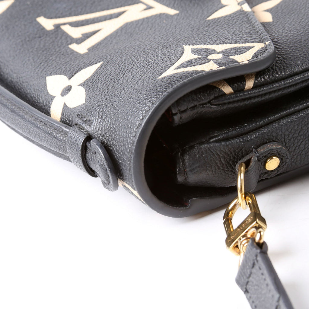 Louis Vuitton Pochette Metis Empreinte Bicolor Black/Beige