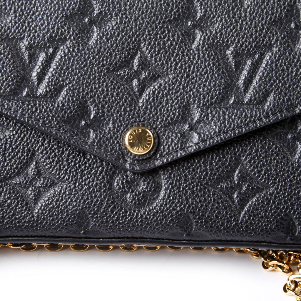 Louis Vuitton Pochette Felicie Empreinte Black