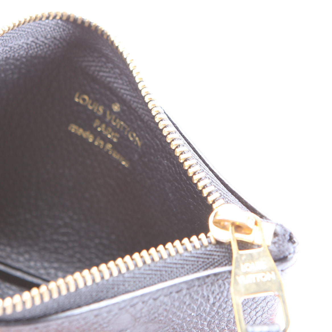 Louis Vuitton Pochette Cles Empreinte Black