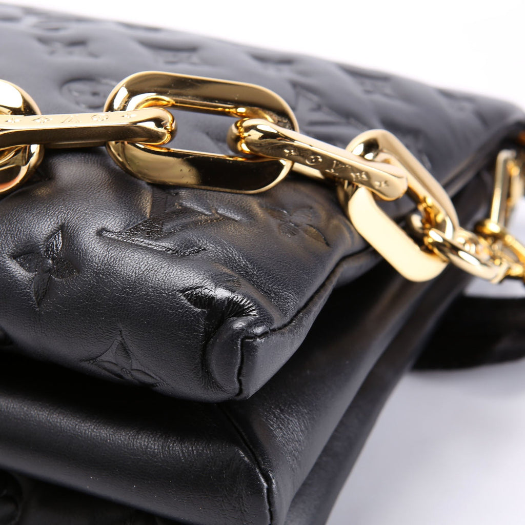 Louis Vuitton Coussin MM Lambskin Black