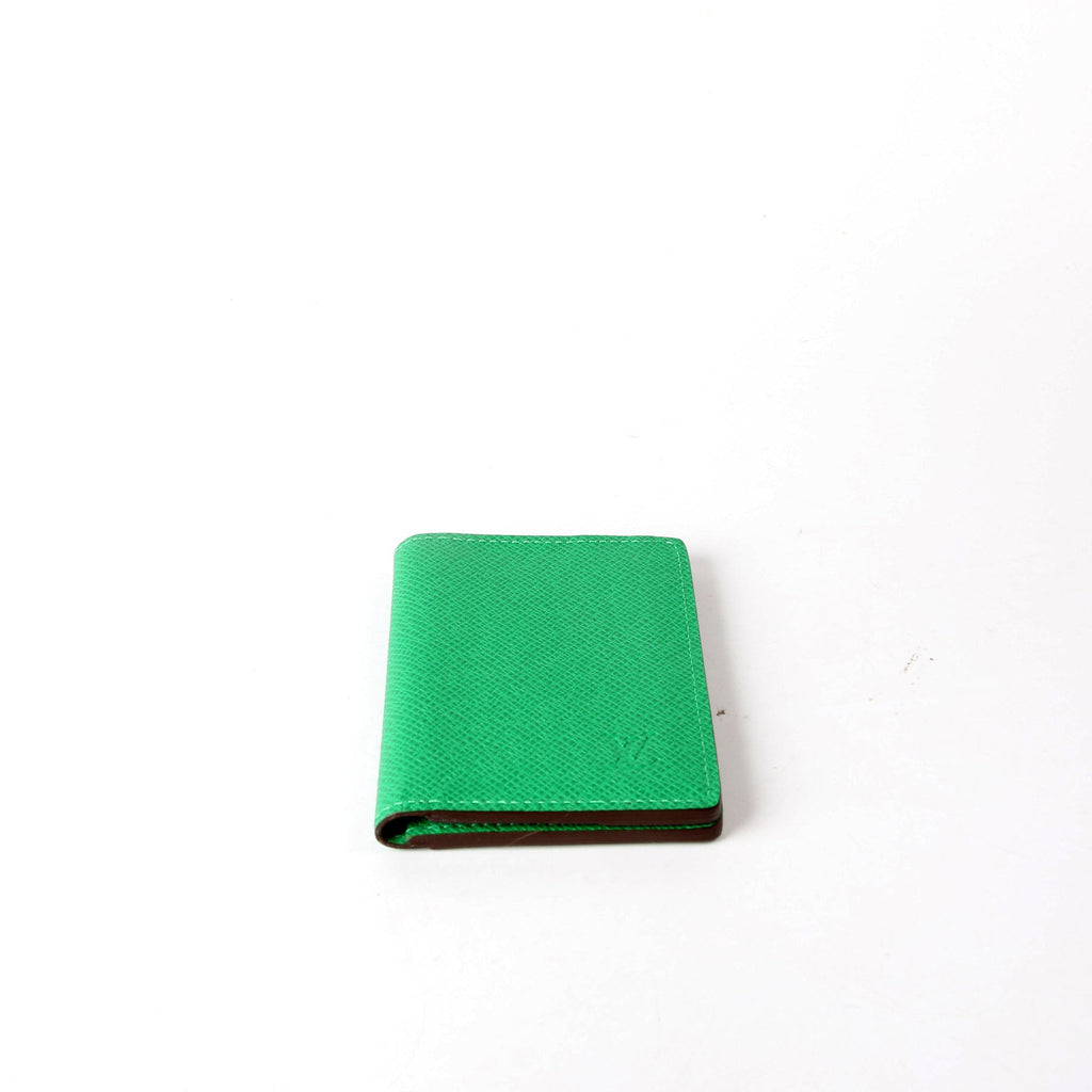 Louis Vuitton Pocket Organizer NM Taiga Green