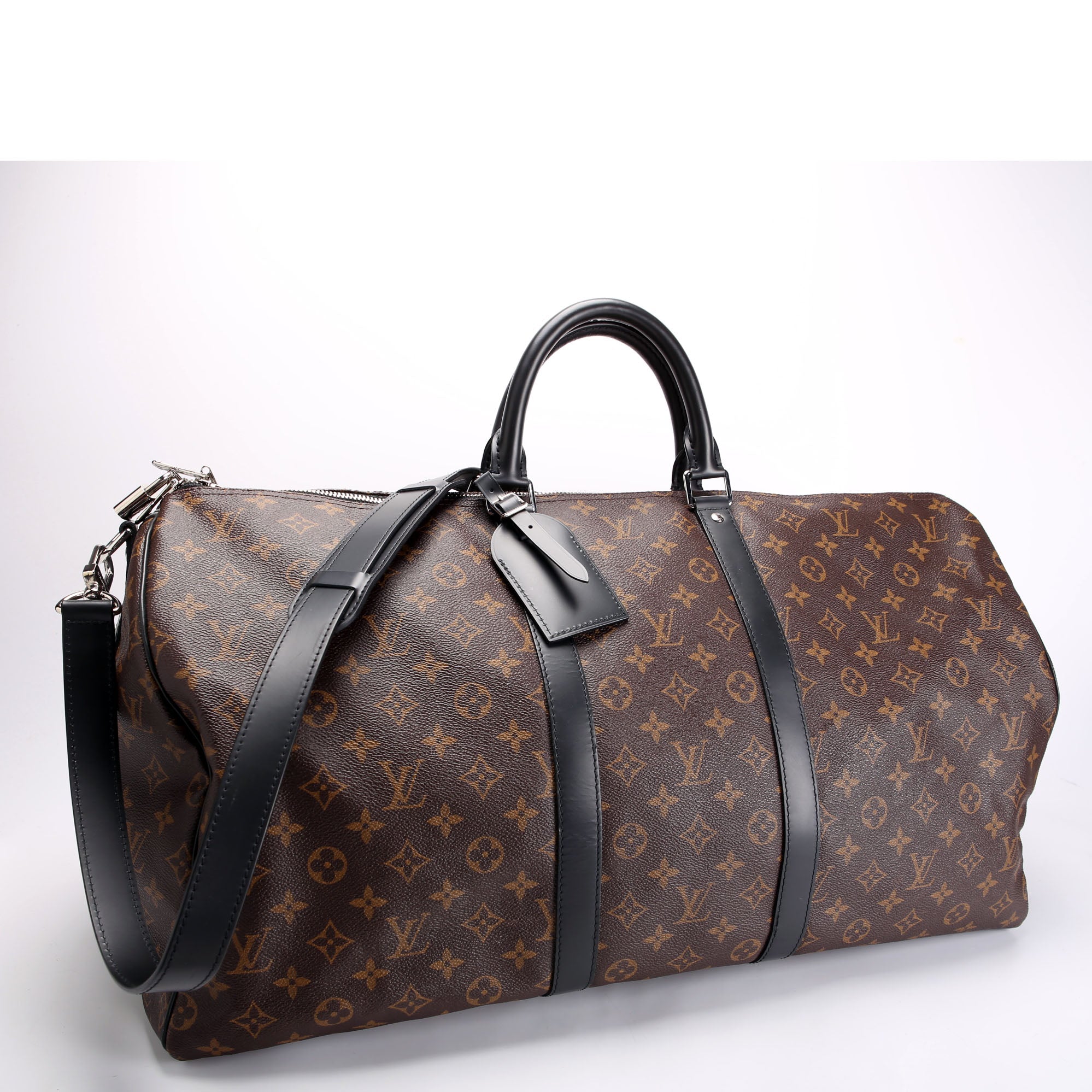 Louis Vuitton Keepall 55 Macassar With Strap