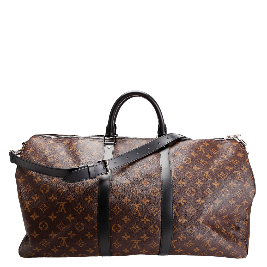 Louis Vuitton Keepall 55 Macassar With Strap