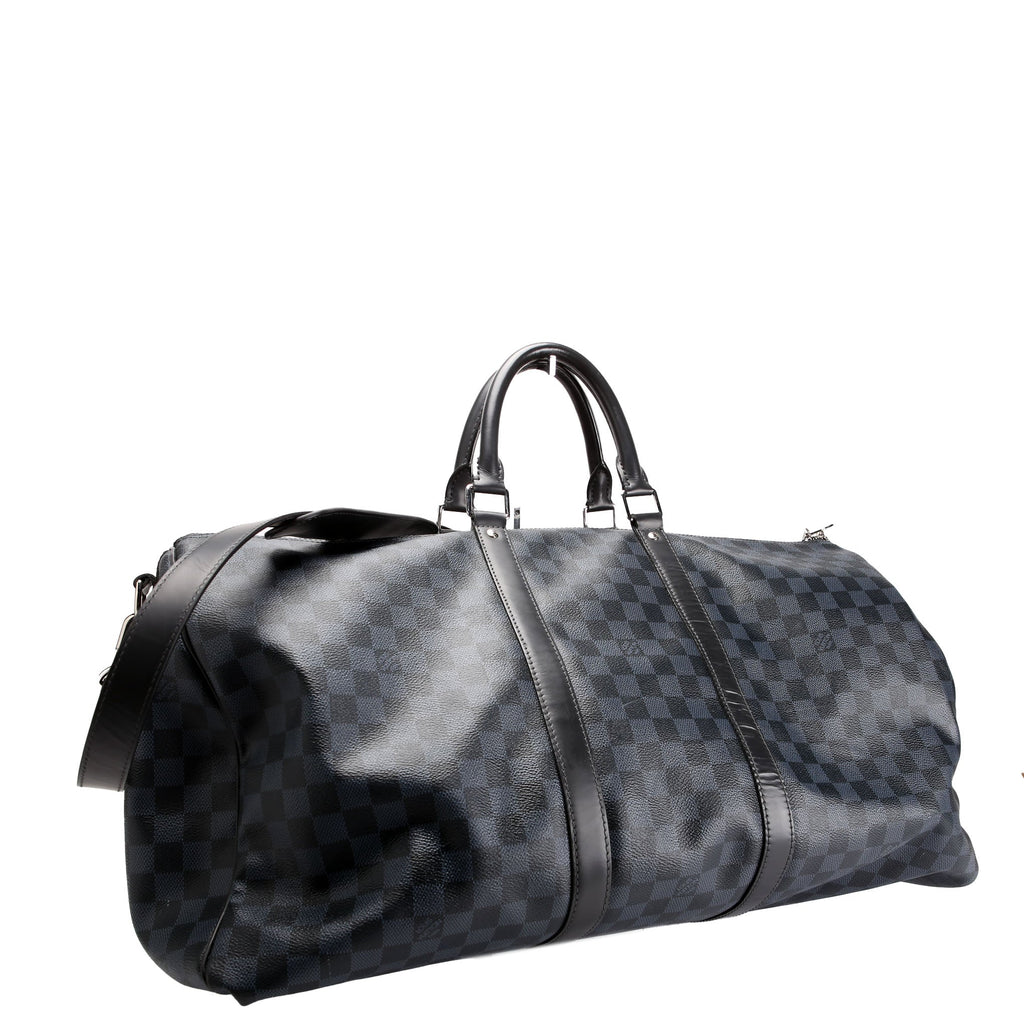 Louis Vuitton Keepall 55 Cobalt With Strap