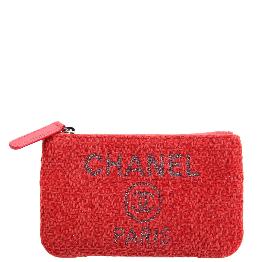 Chanel Mini Deauville Pouch Lurex Boucle 28M