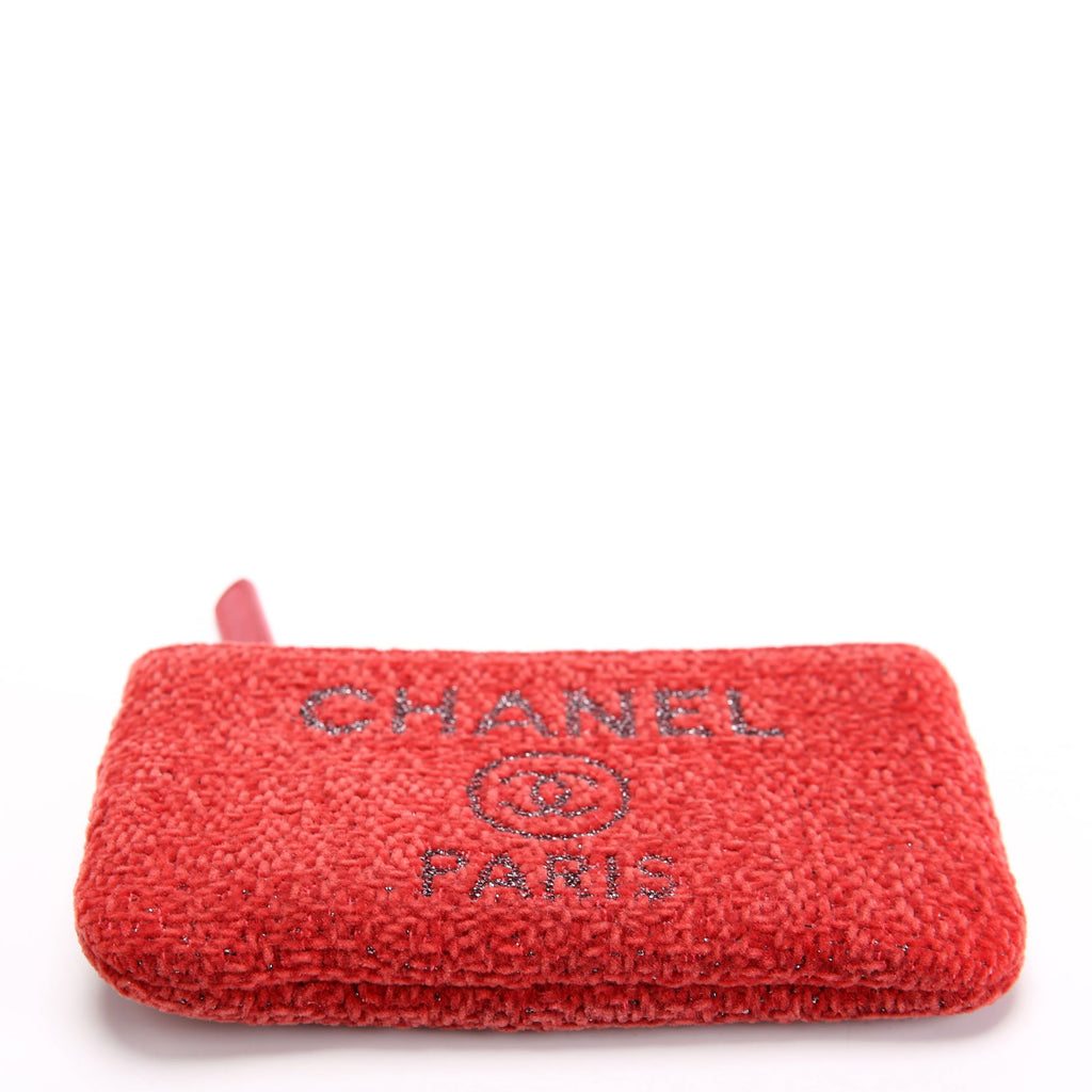Chanel Mini Deauville Pouch Lurex Boucle 28M